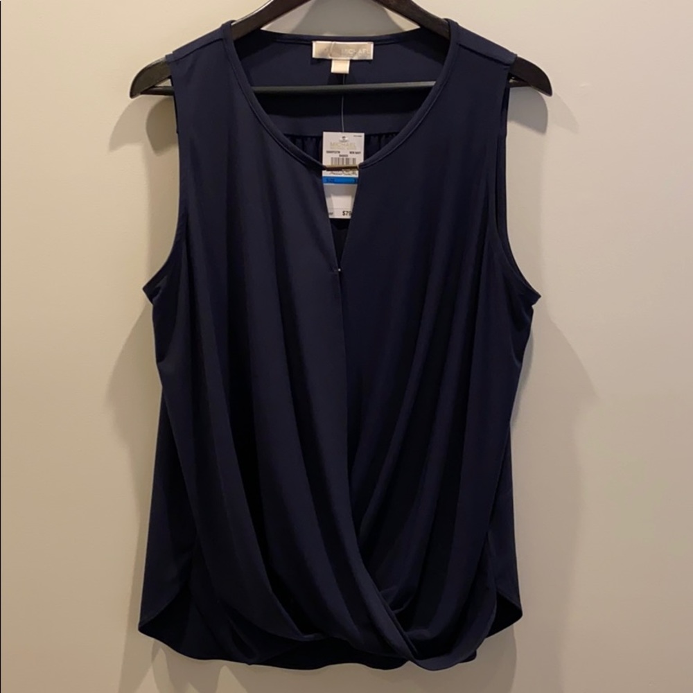 Michael Kors Sleeveless top Navy